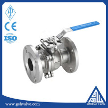 Válvula de esfera de aço inoxidável CF8M flange 2pc